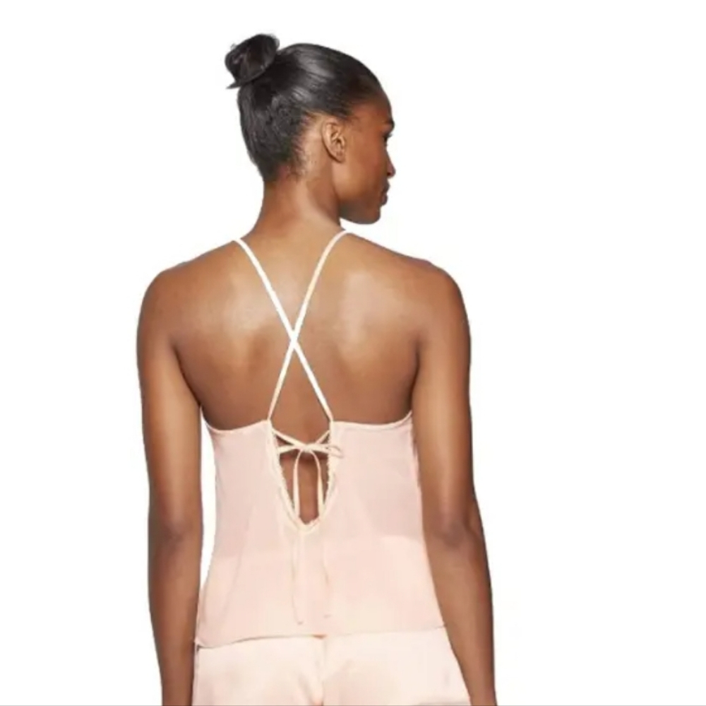 Auden Pajama Top - Silky and Sheer - Sexy Tie Back - Size M